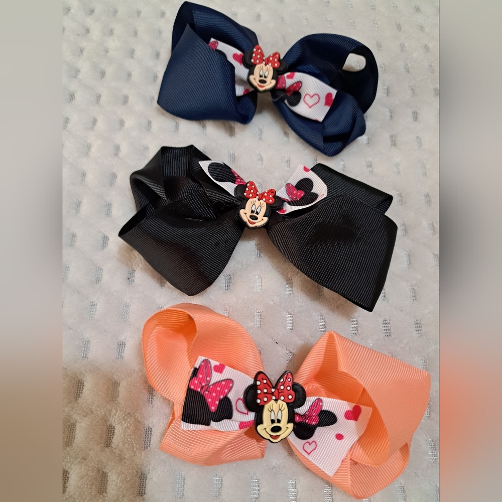 Minnie 3 Hair bun kids Girls new